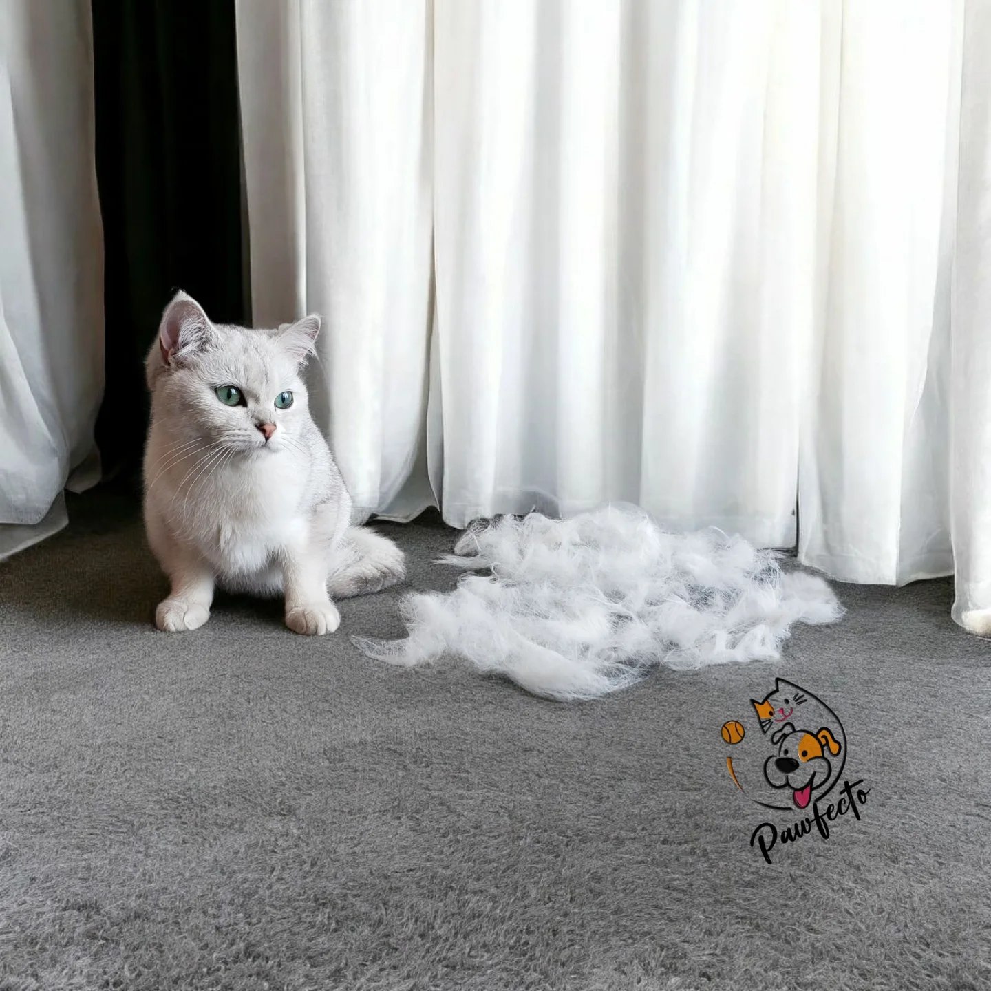 Кот после ухода